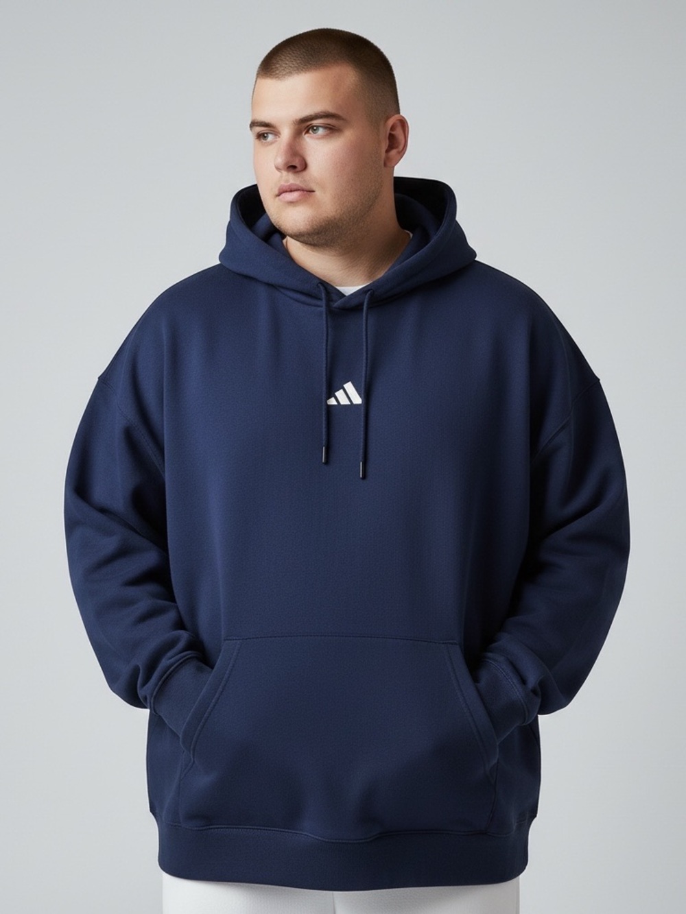 Men’s Adidas Navy Pullover Hoodie size 3xl